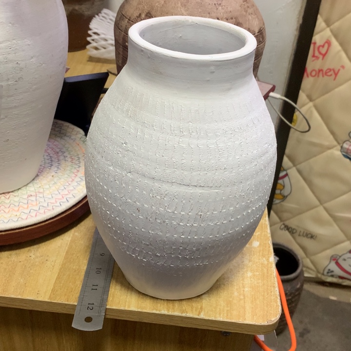 【闪购商品】红陶粗糙盆默认打孔高26口10