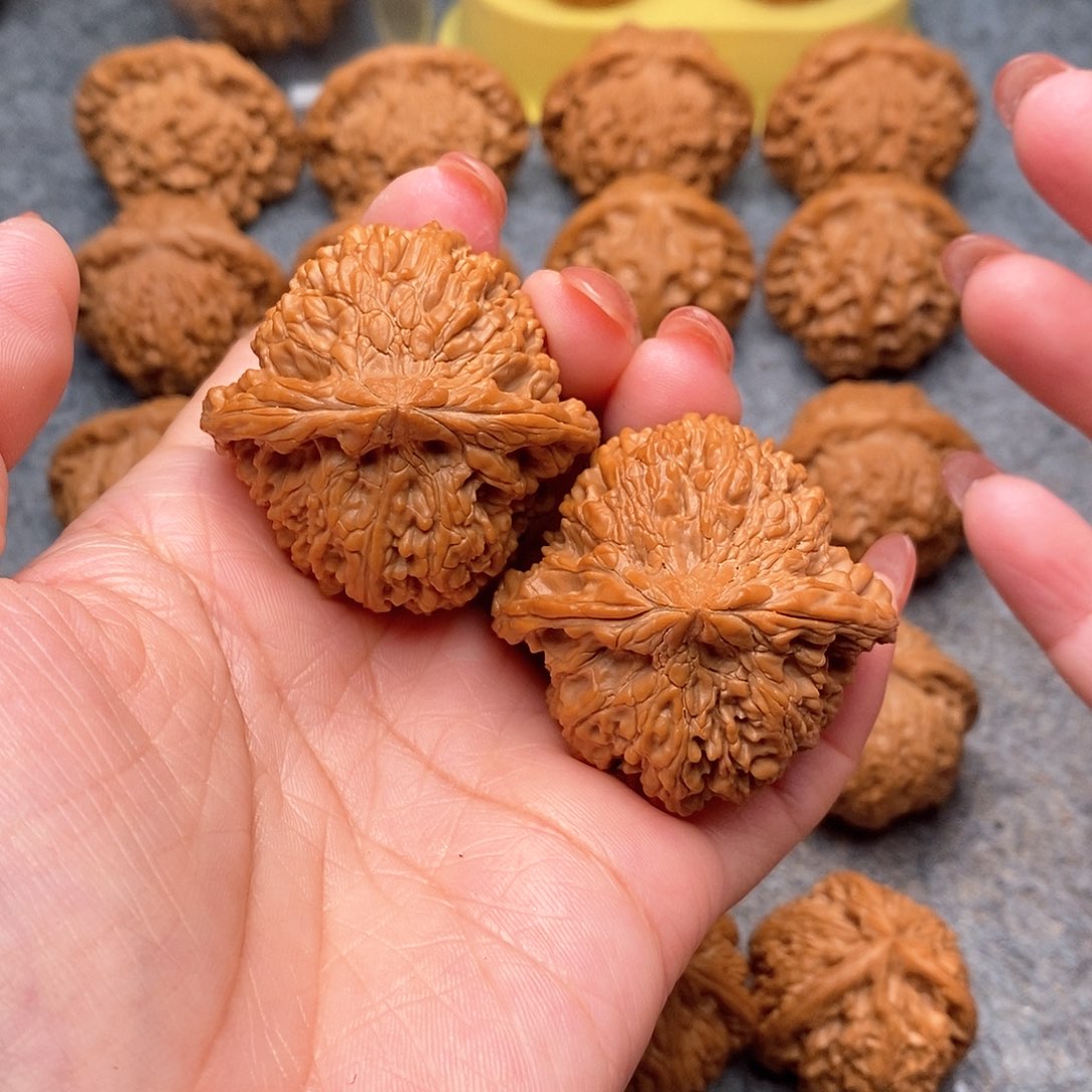 文玩核桃把件精品天花板满天星43全品