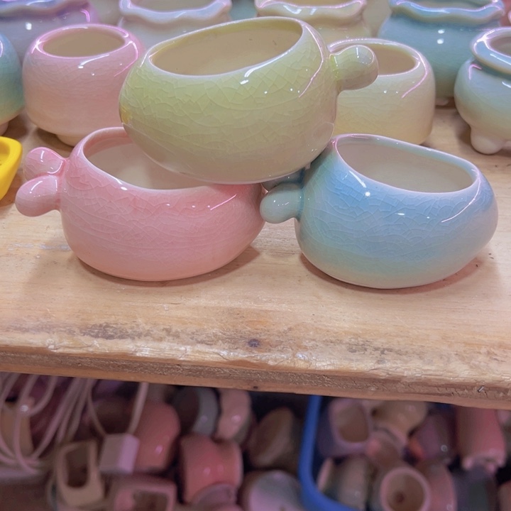 陶瓷花盆当场凑满12包邮