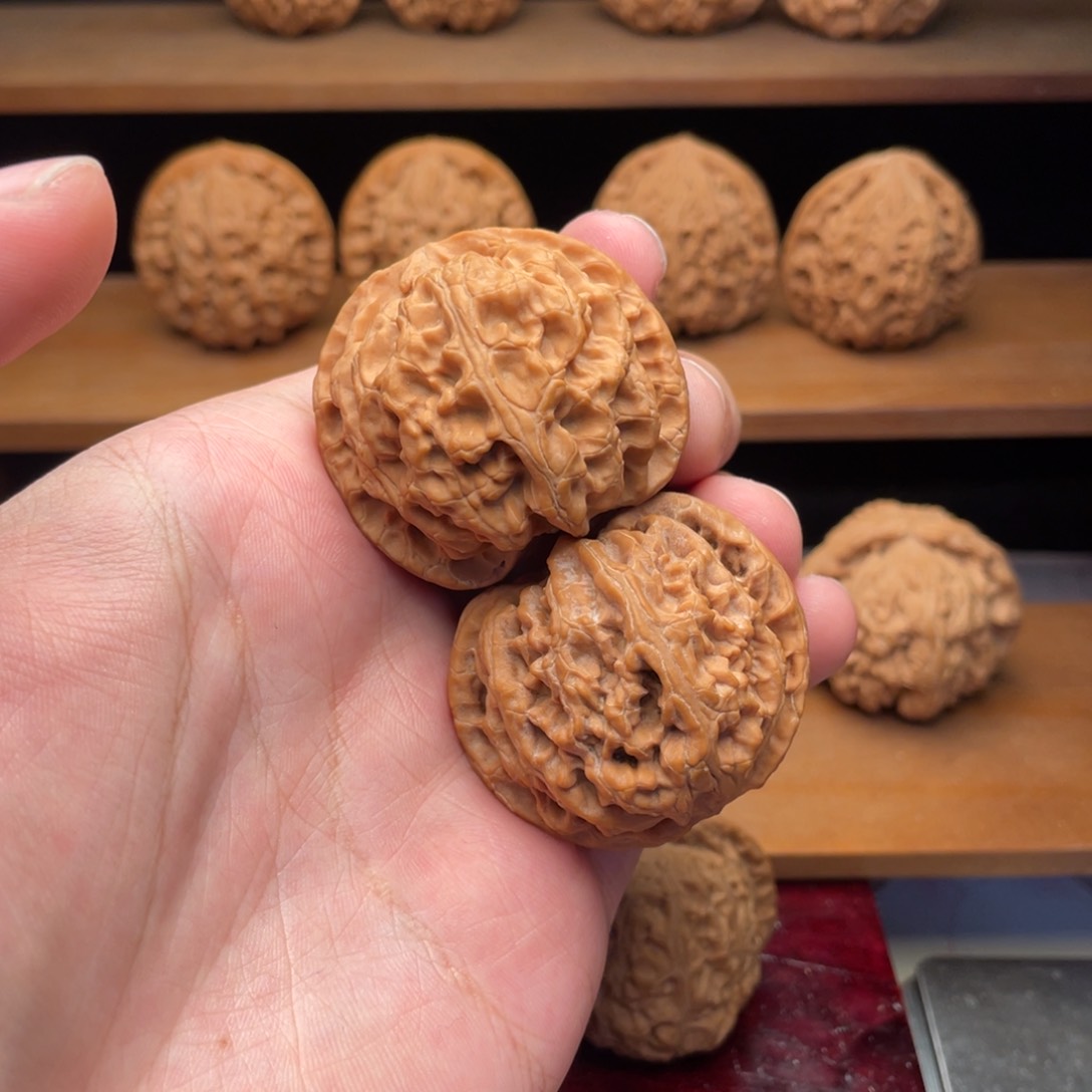 文玩核桃把件y*42毕业苹果园