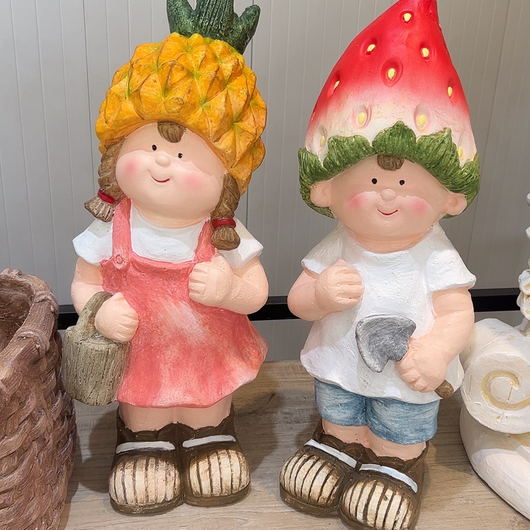 花园摆件红红火火