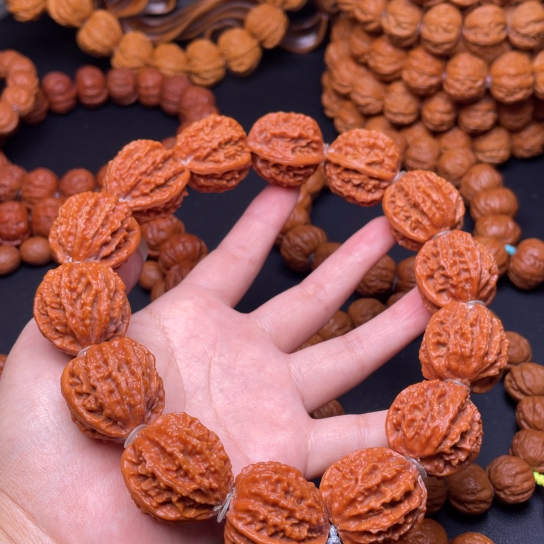 文玩核桃手串火麒麟手持