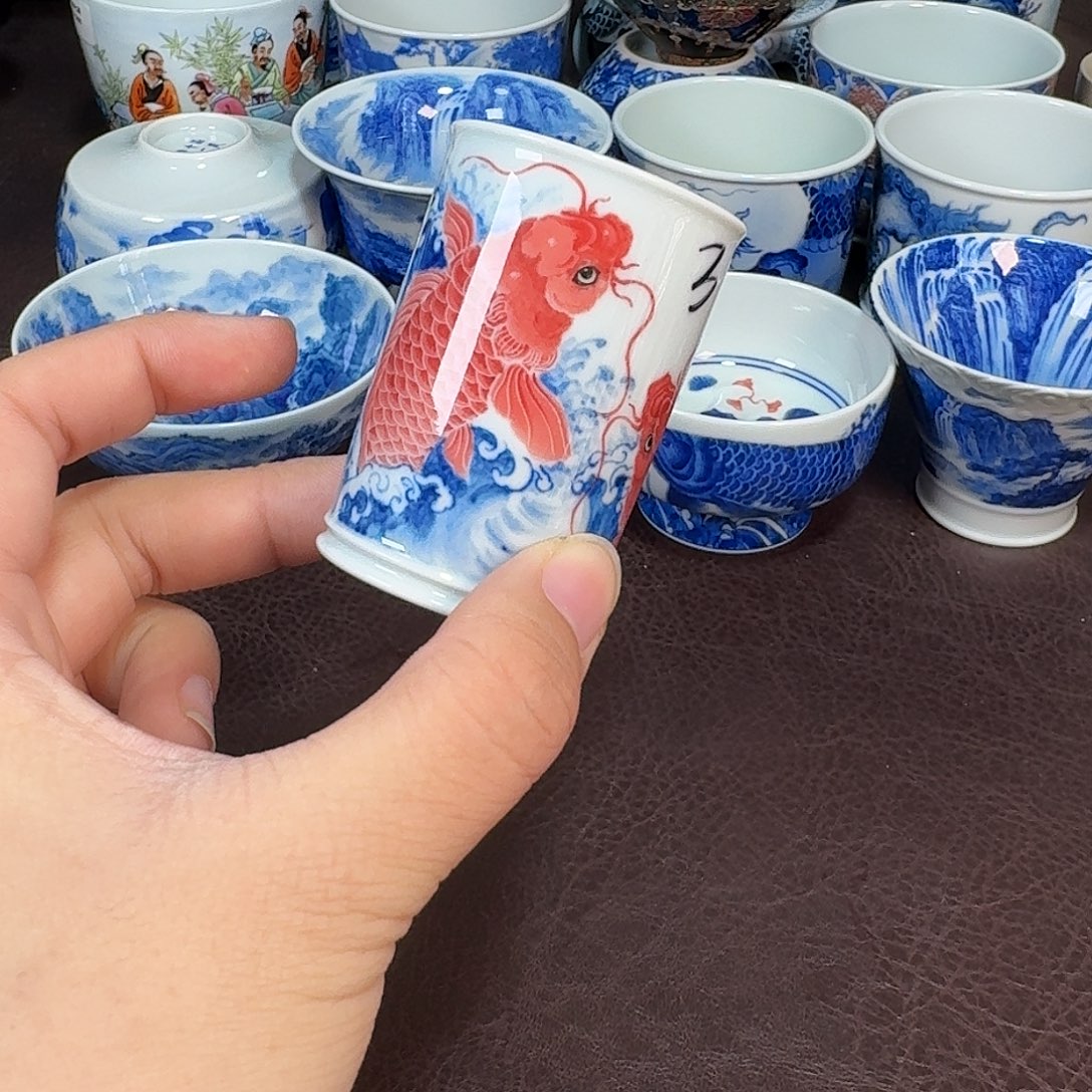 沪***音现代景德镇陶瓷杯