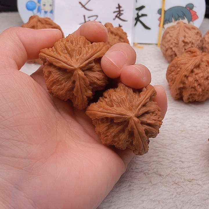 吊坠文玩核桃外***啦三棱