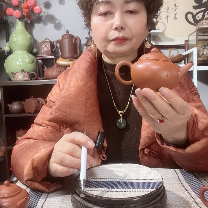 朱泥茶壶原矿紫砂壶