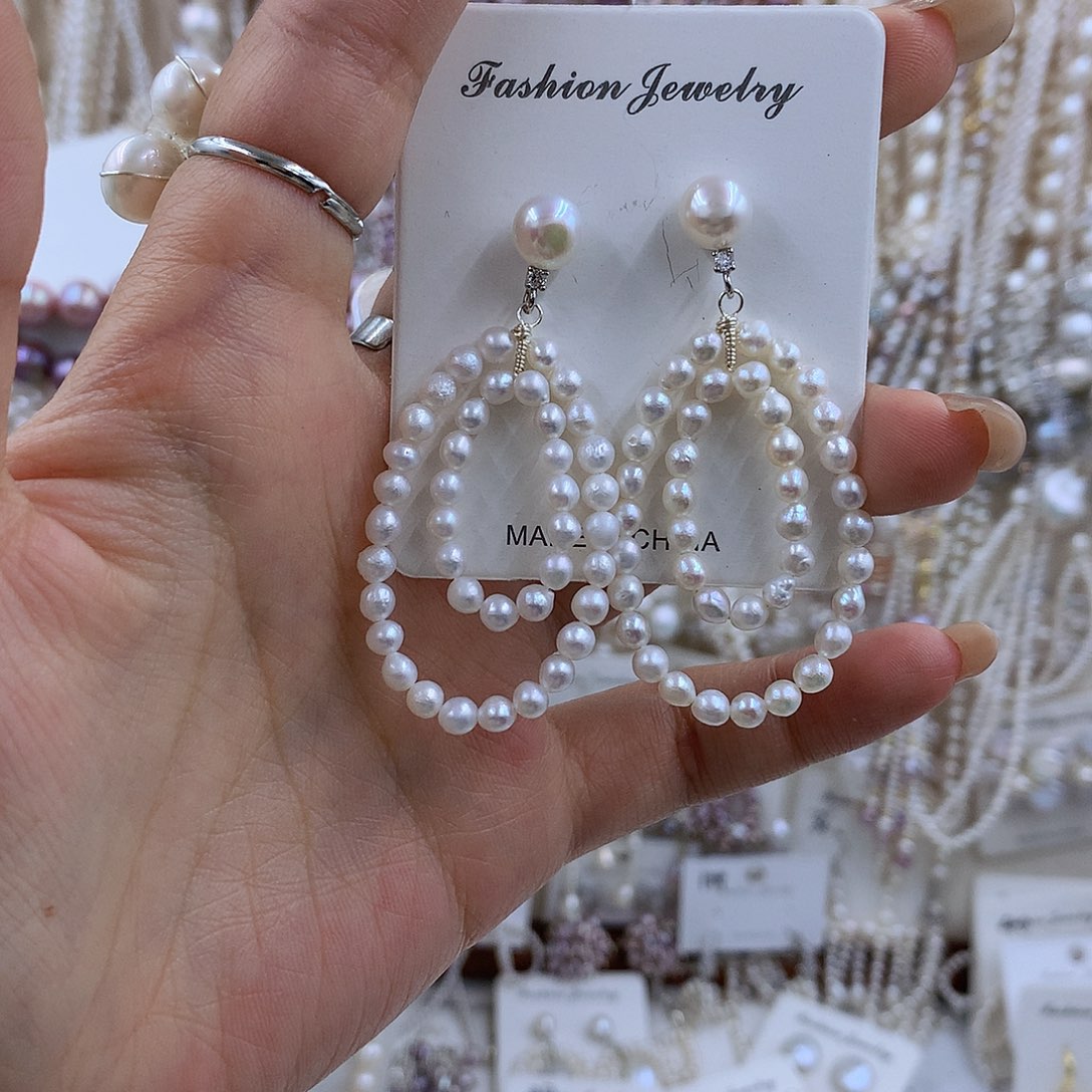 项链18K金镶嵌淡水珍珠