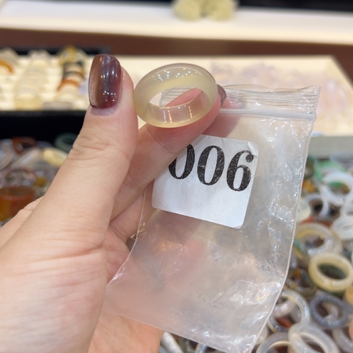 玛瑙/玉髓合金戒指6港21