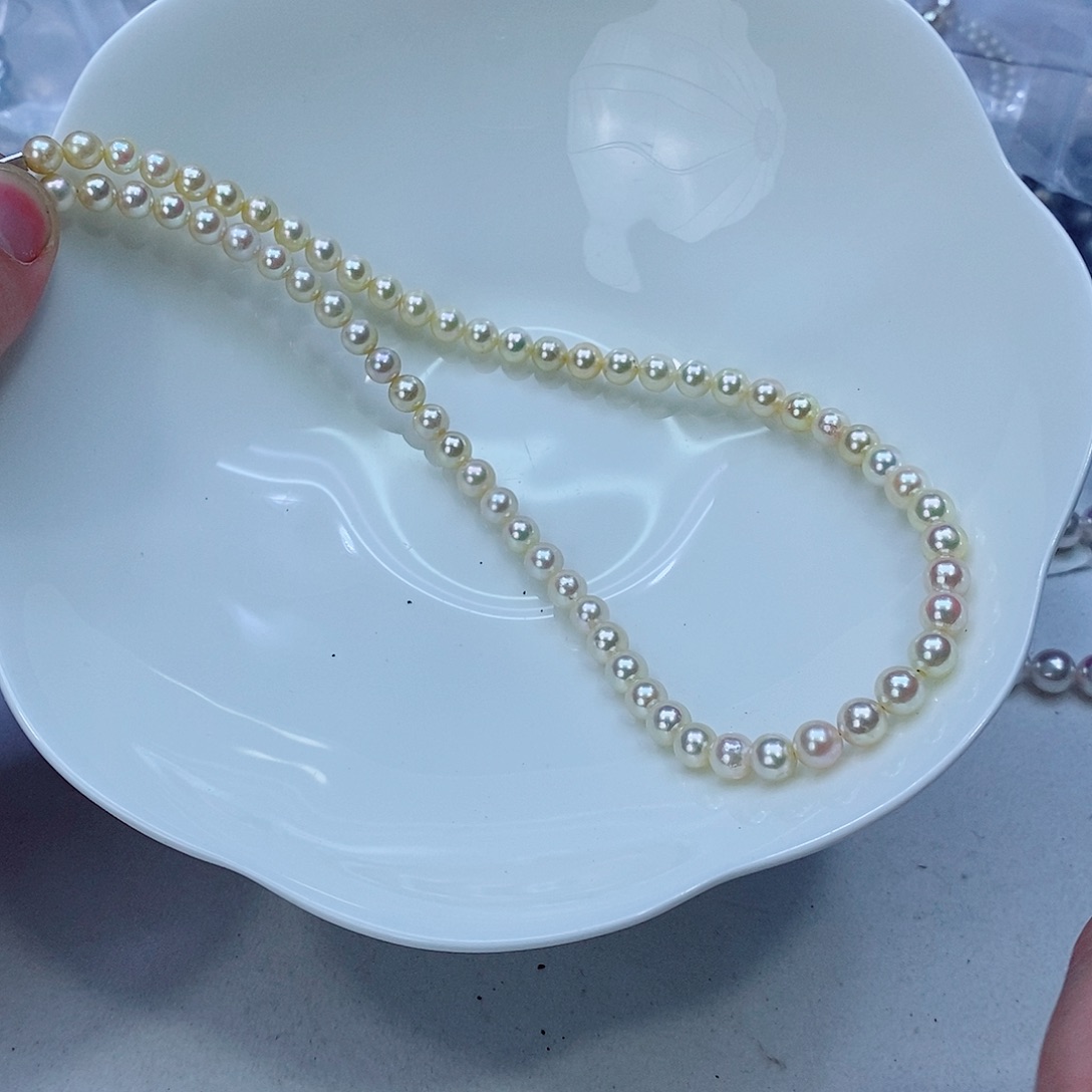 海水珍珠颈饰银S925镶嵌