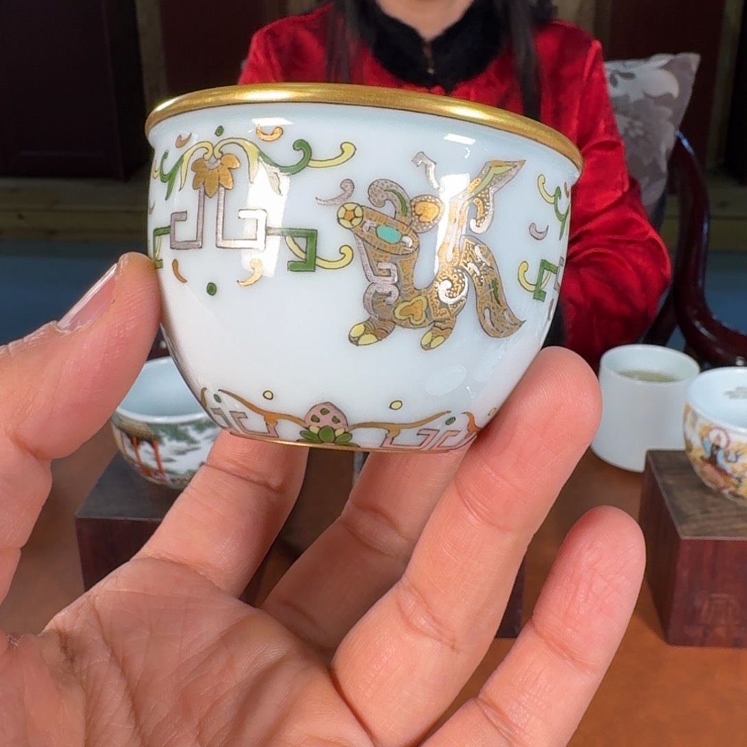 成窑青白瓷茶器精品