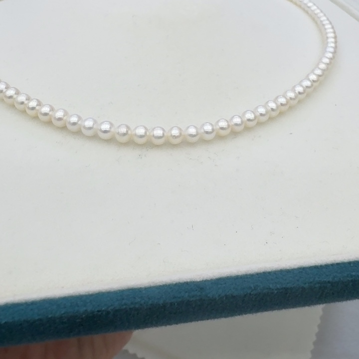 淡水珍珠银S925镶嵌颈饰275