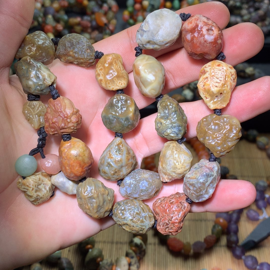 玛瑙/玉髓未镶嵌手链