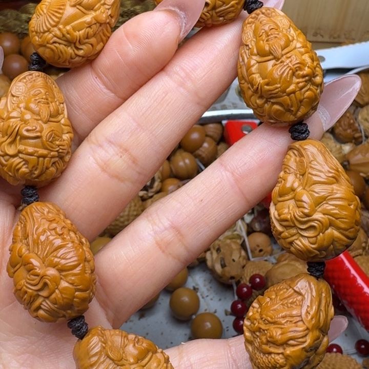 手串/手链橄榄核九龙财神