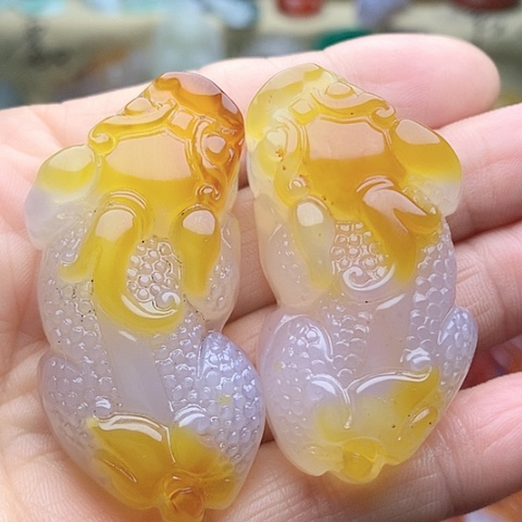 玛瑙/玉髓珠宝奇石未镶嵌挂