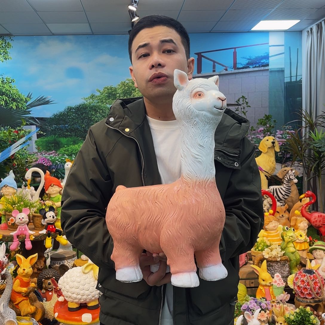 红陶花园庭院摆件&000&