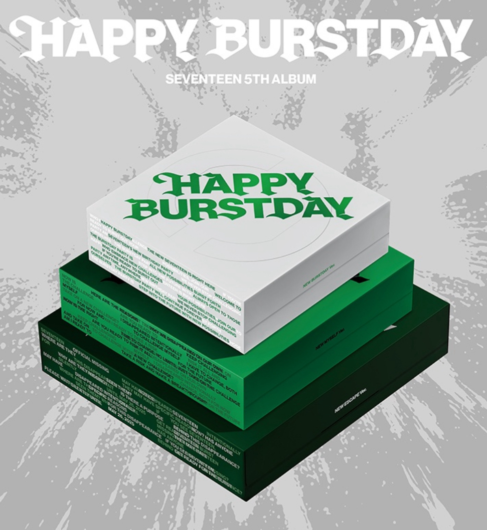 【正规五系列抽抽乐】SEVENTEEN正规五专辑 HAPPY BURSTDAY 专卡等