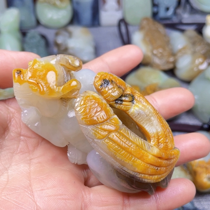 和田玉挂件未镶嵌燊*