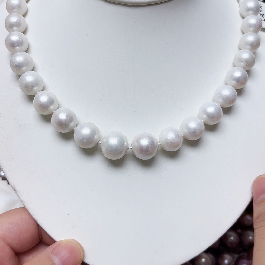 淡水珍珠颈饰未镶嵌11-15有核