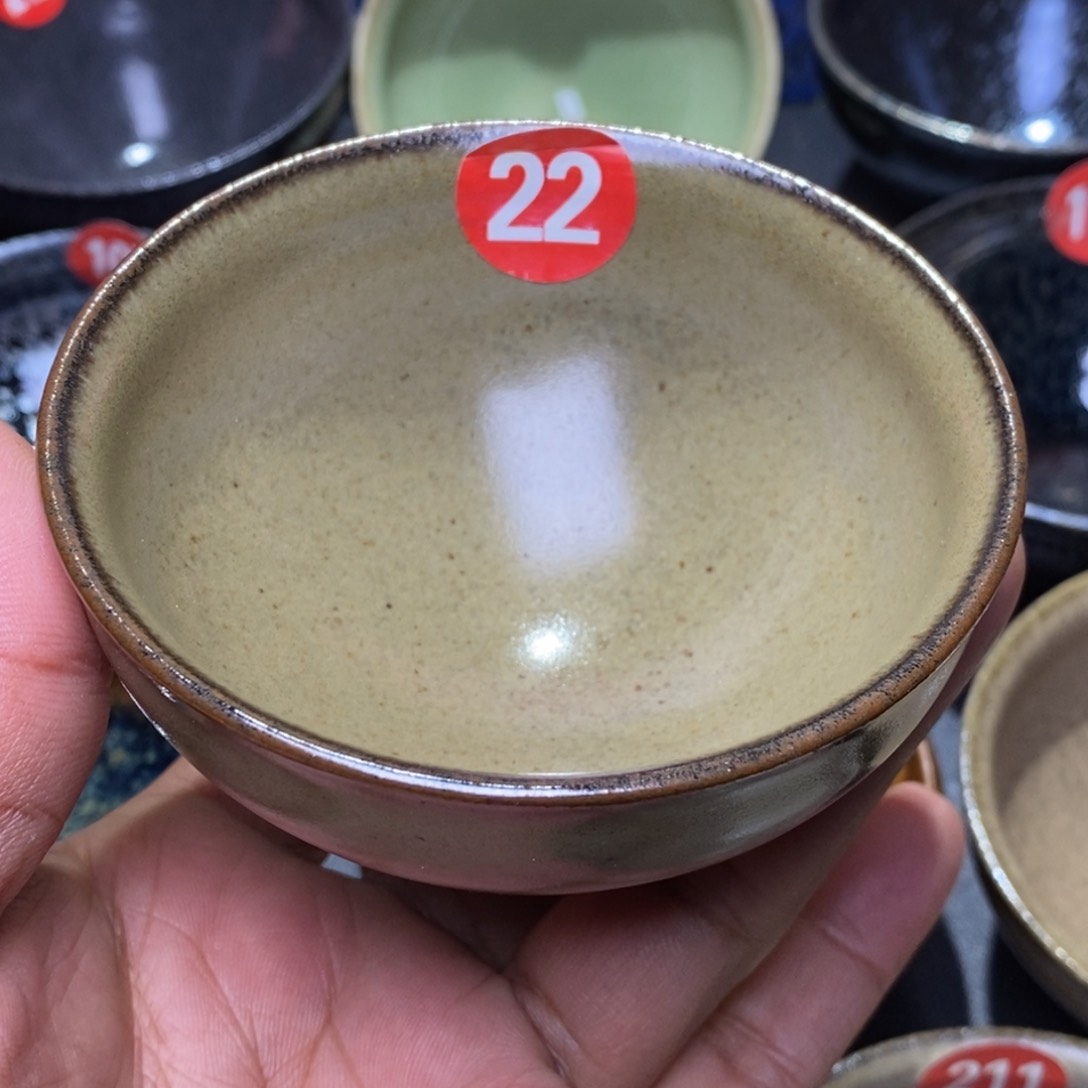 茶盏青御坊龙窑柴烧茶盏