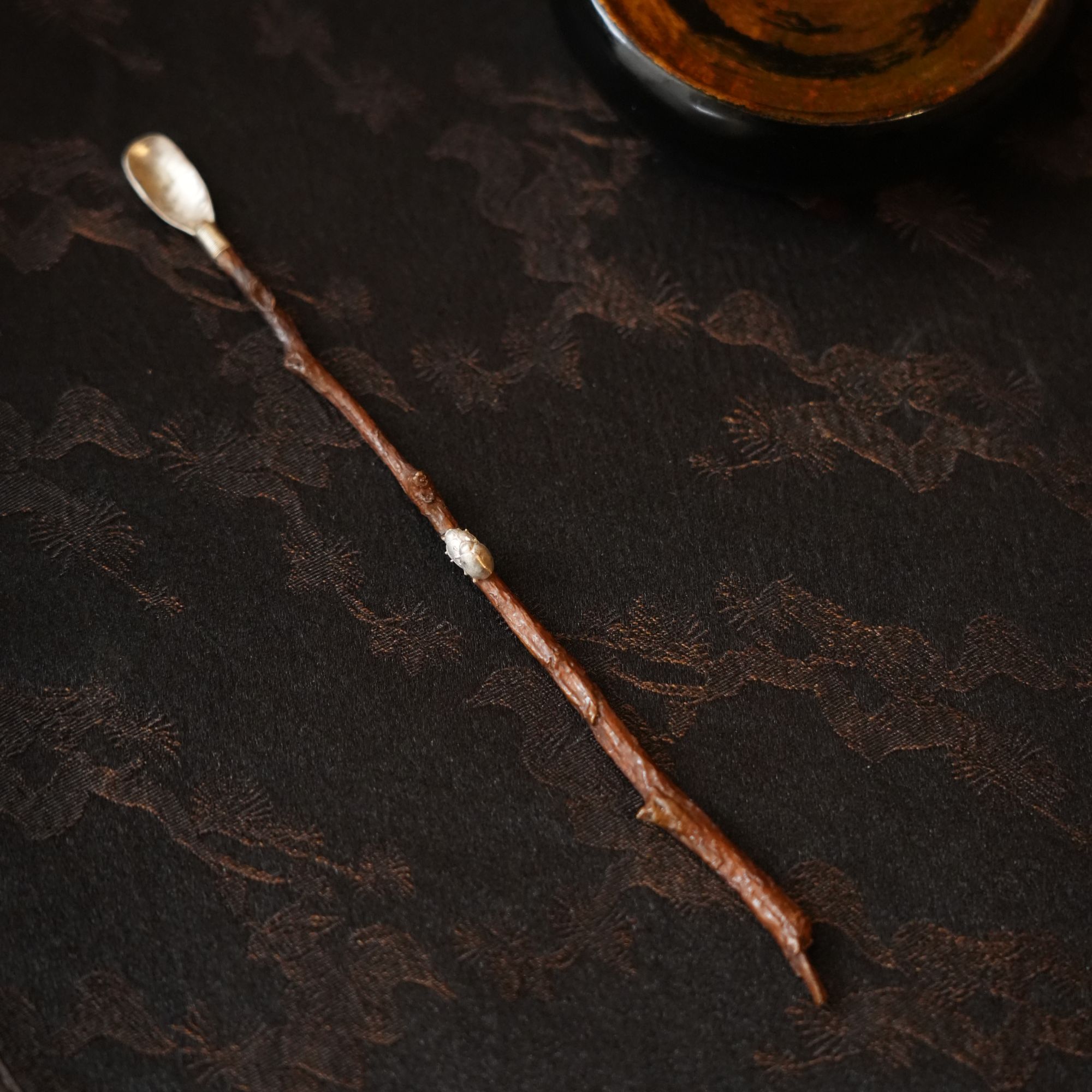 【雲梦】手工紫铜瓢虫茶拨