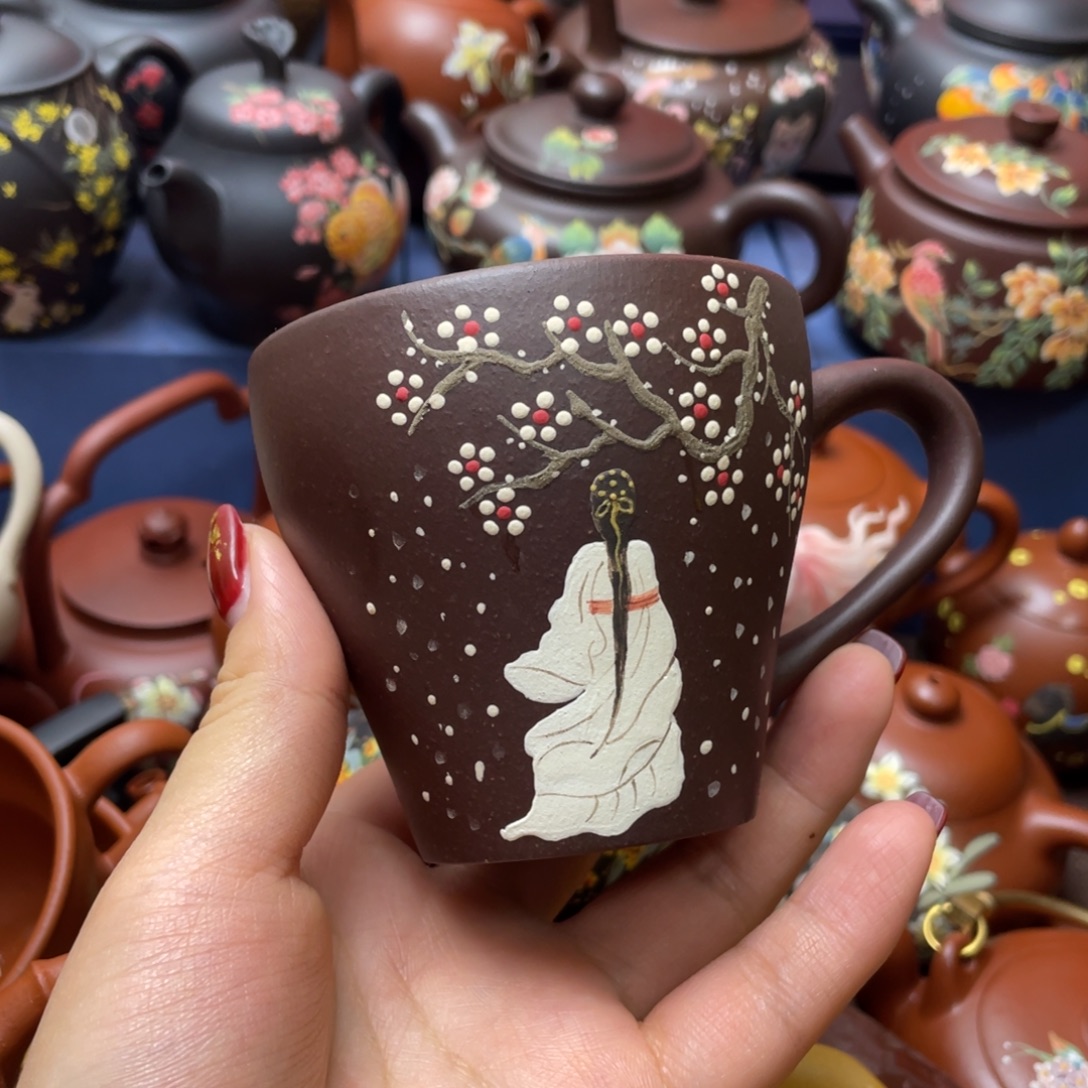 紫砂茶杯紫砂主人杯180cc