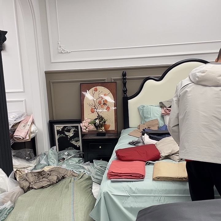 无***空棉全棉棉全棉037被罩一个床单一个尺寸随机