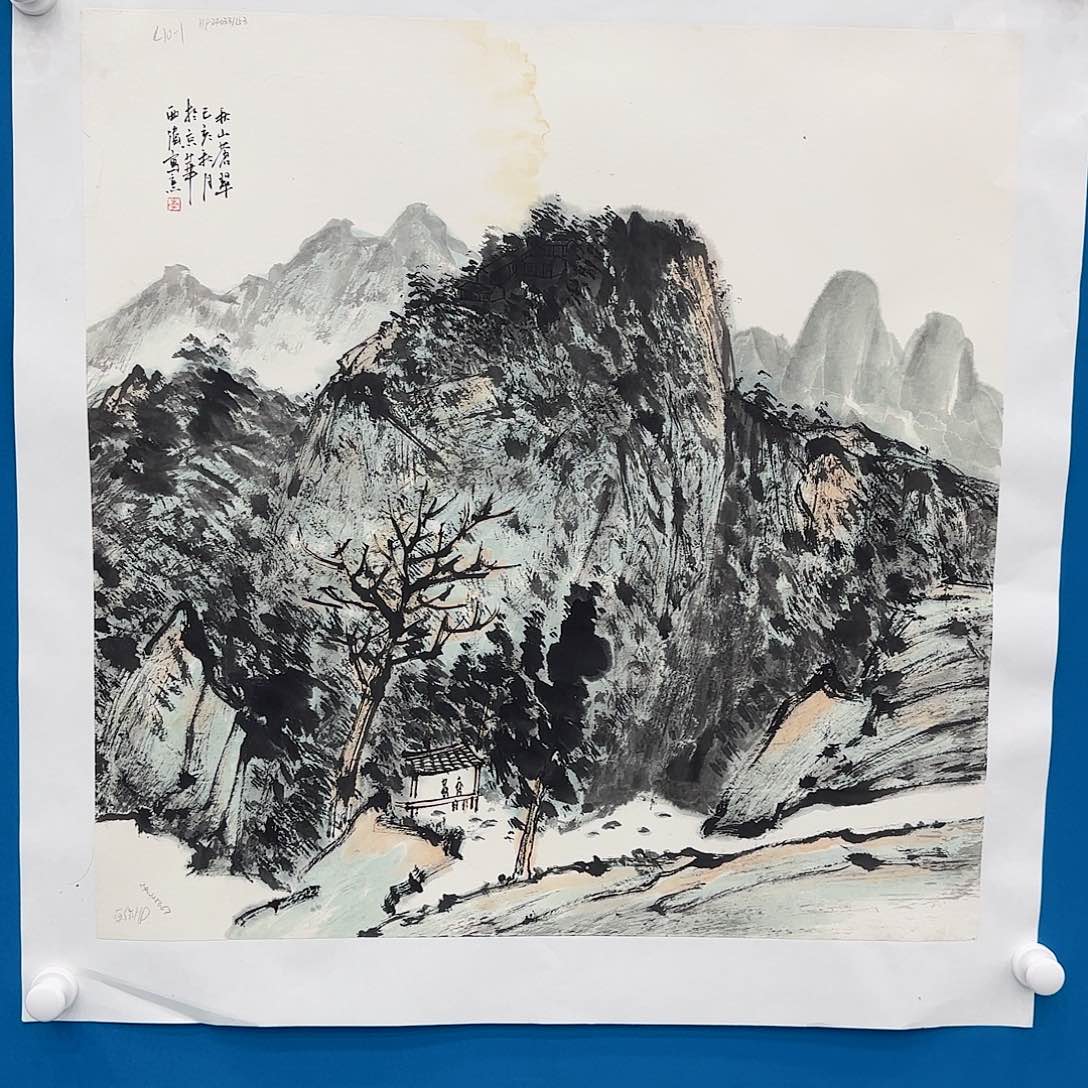 国画艺术家的作品