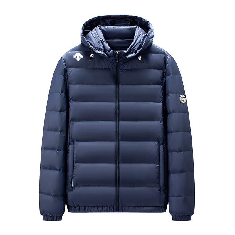 奥特莱斯撤柜丨迪桑家冬季男士羽绒服轻薄款时尚休闲连帽保暖外套