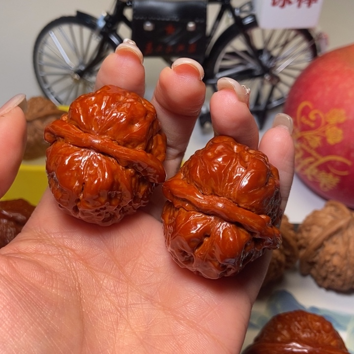 吊坠文玩核桃蛤蟆头39尺