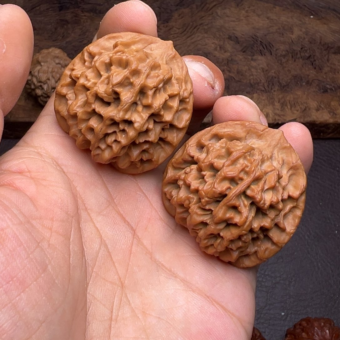 把件文玩核桃37尺寸原桩一代秦闷全品