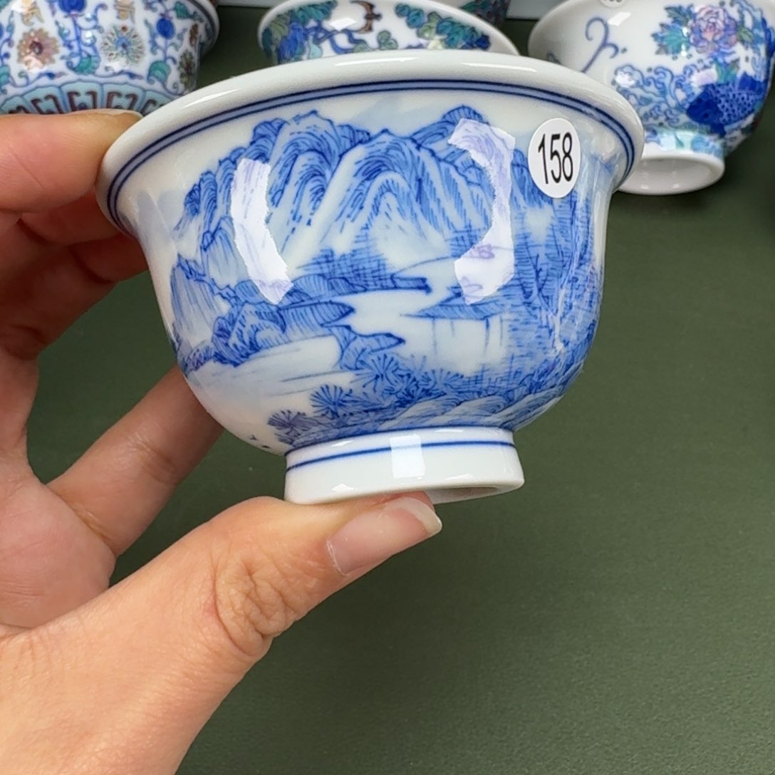 沙沙手工手绘茶具158