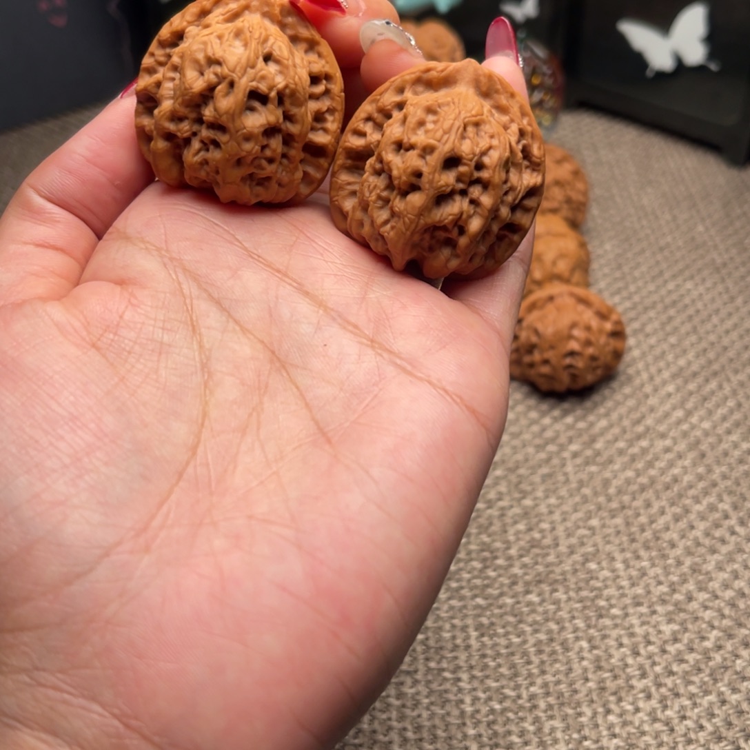 文玩核桃把件38全品佛肚