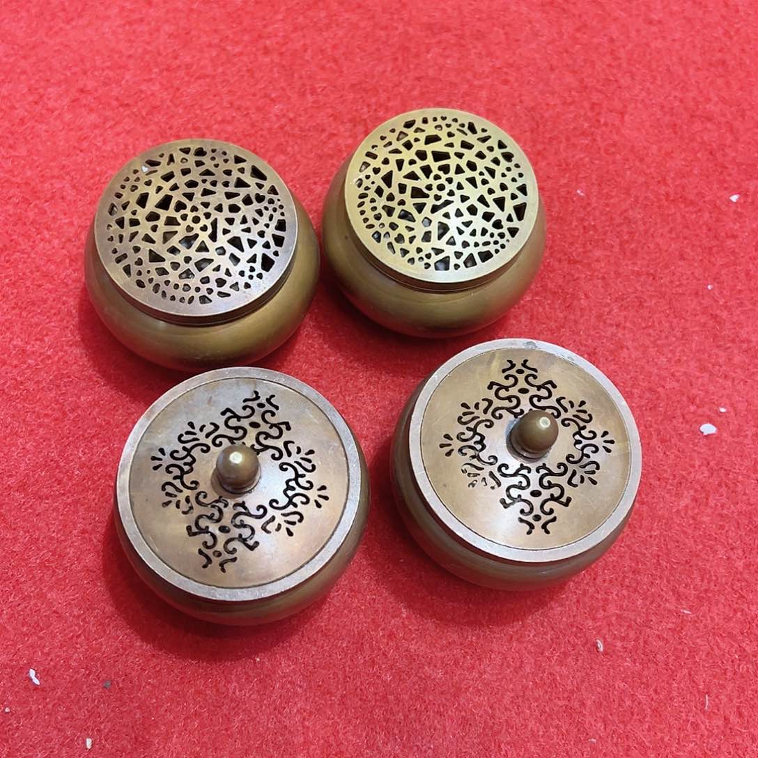 他*几黄铜摆件工艺品，