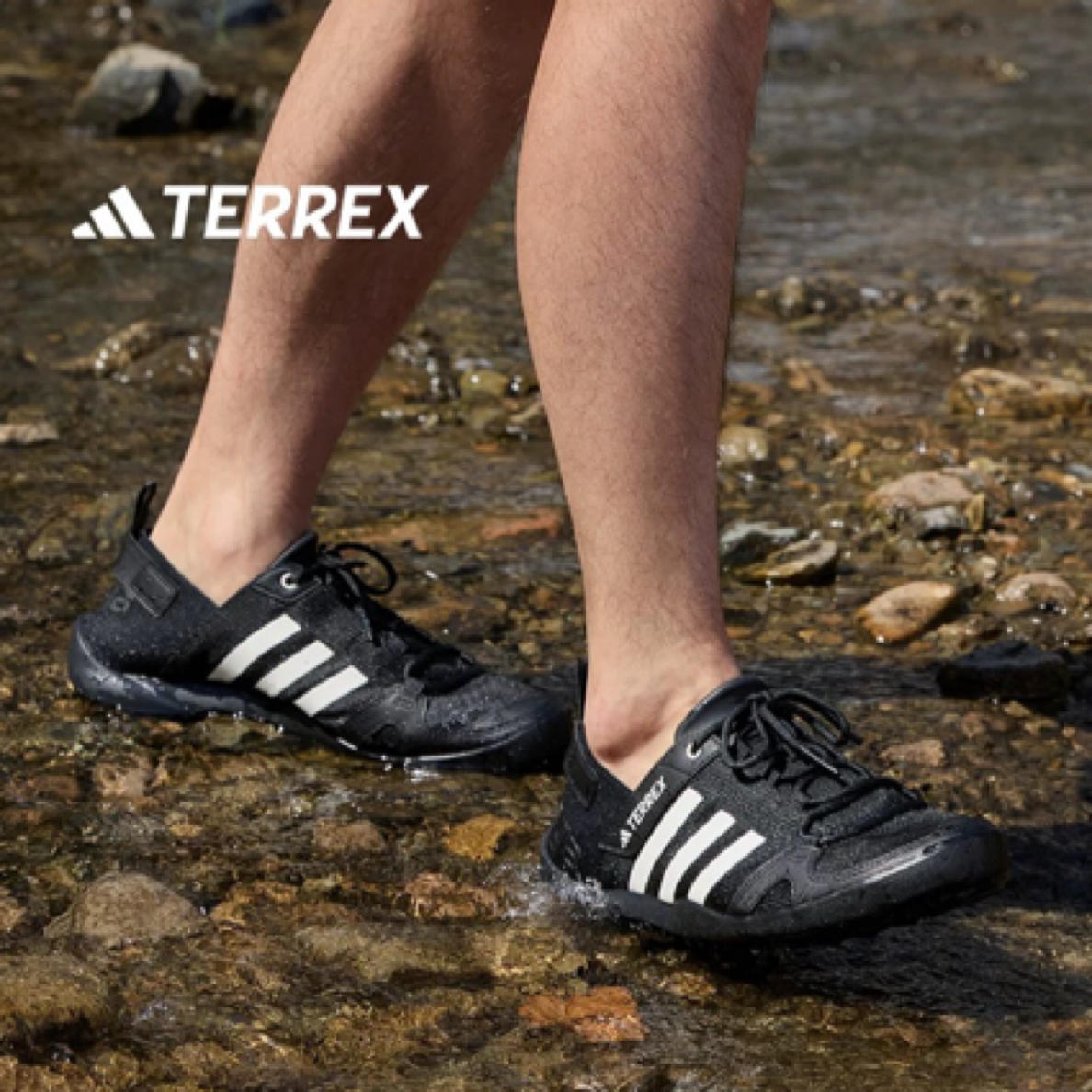 【创意谷AD专享】阿迪达斯男鞋户外徒步运动透气涉水鞋溯溪鞋HP8636