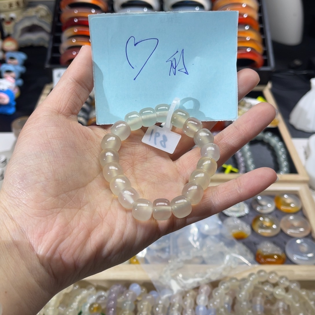 玛瑙/玉髓戒指未镶嵌小*Q