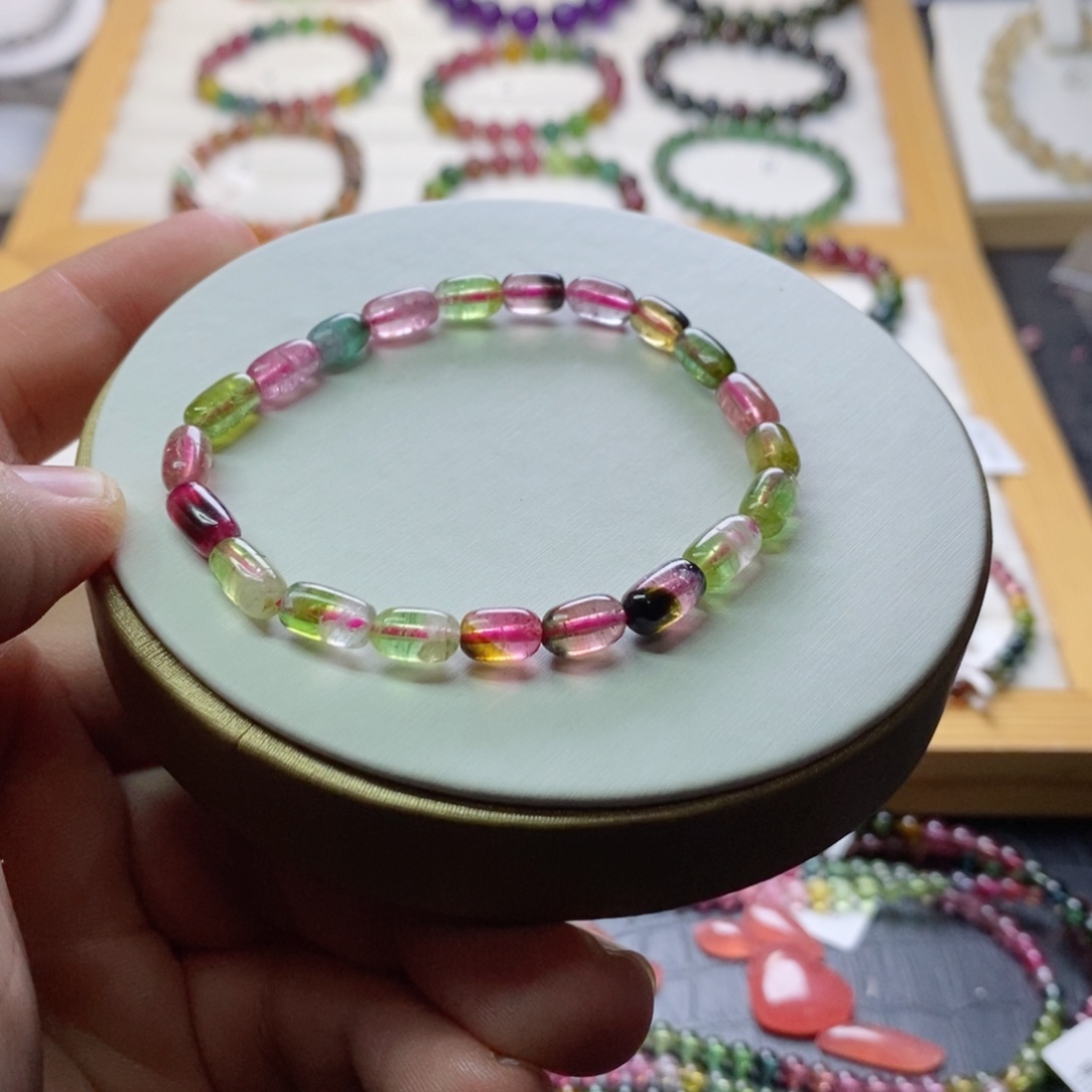 碧玺碧玺手链未镶嵌