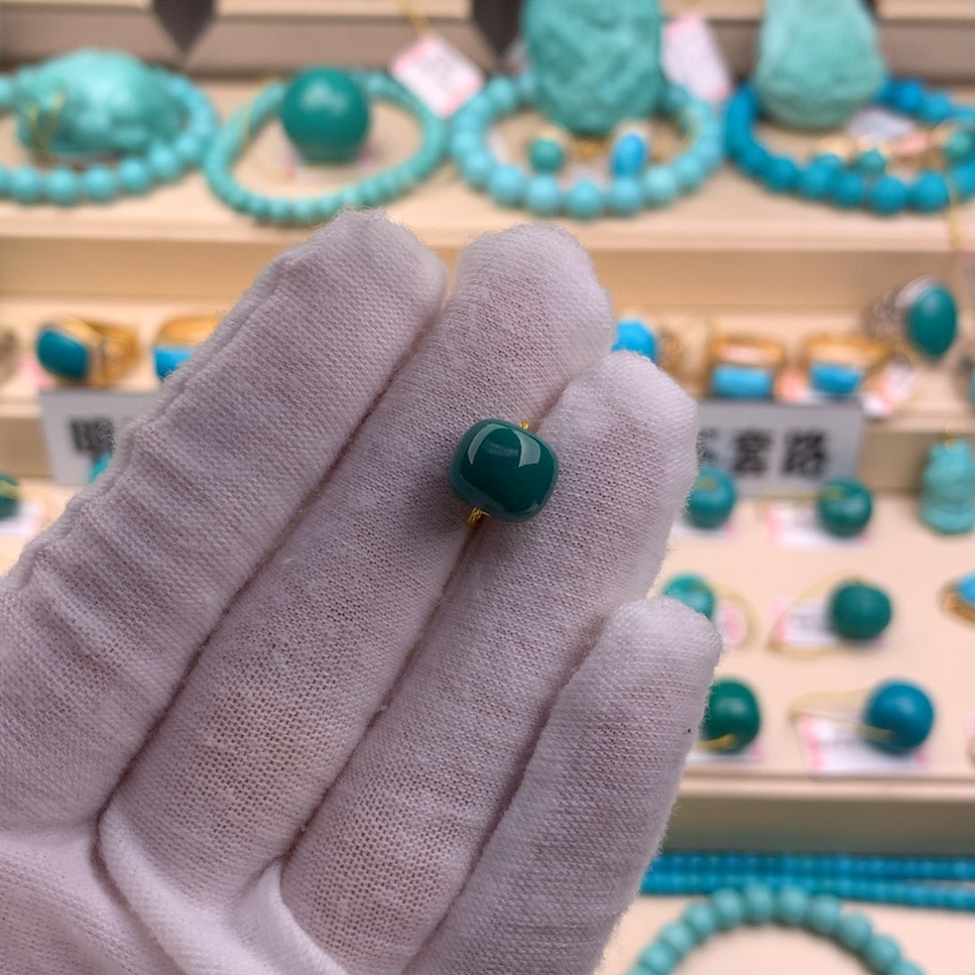 绿松石珠宝奇石未镶嵌蜡*