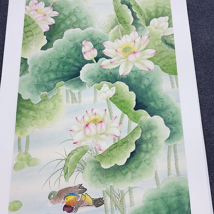 大***8国画手绘国画作品