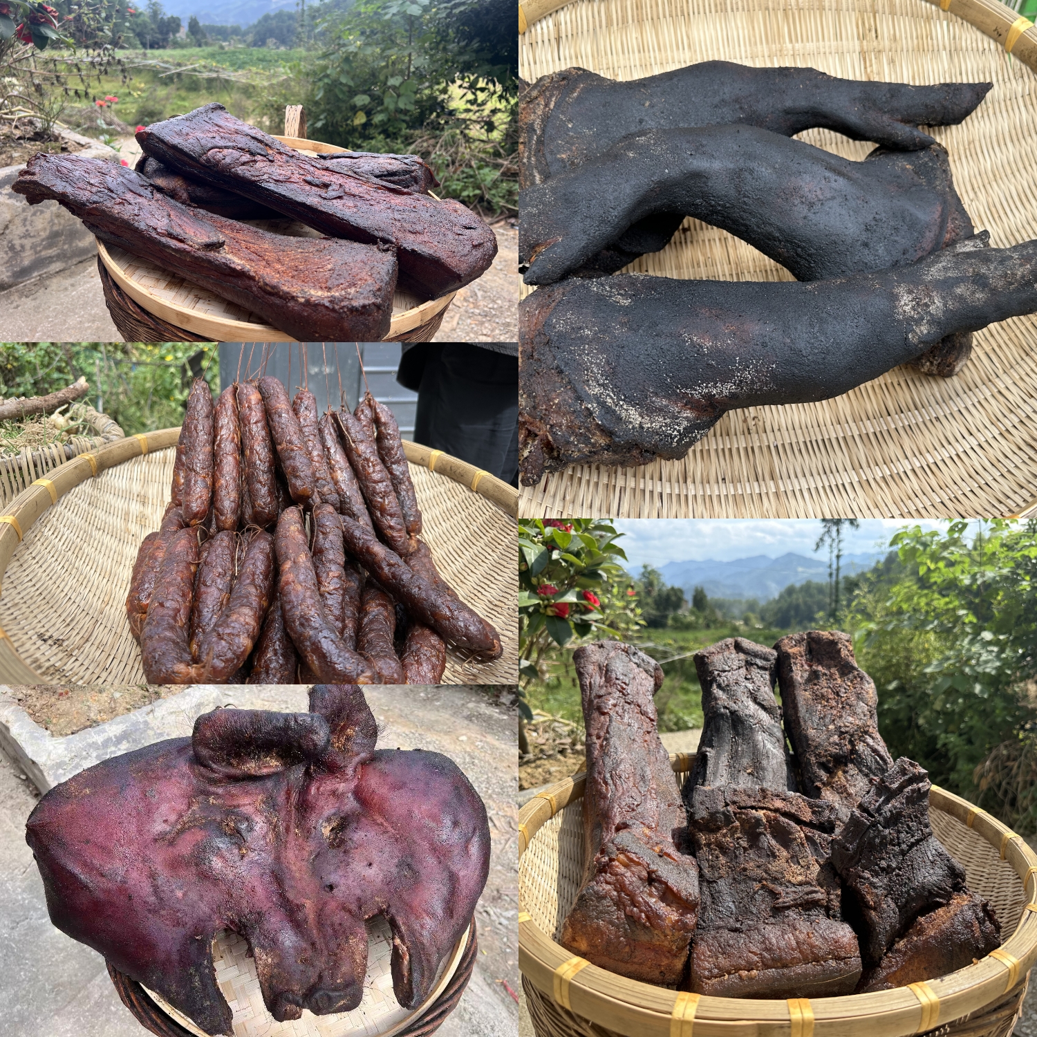 专属改价|代卖重庆万州农户自家老腊肉，直播间计量称重