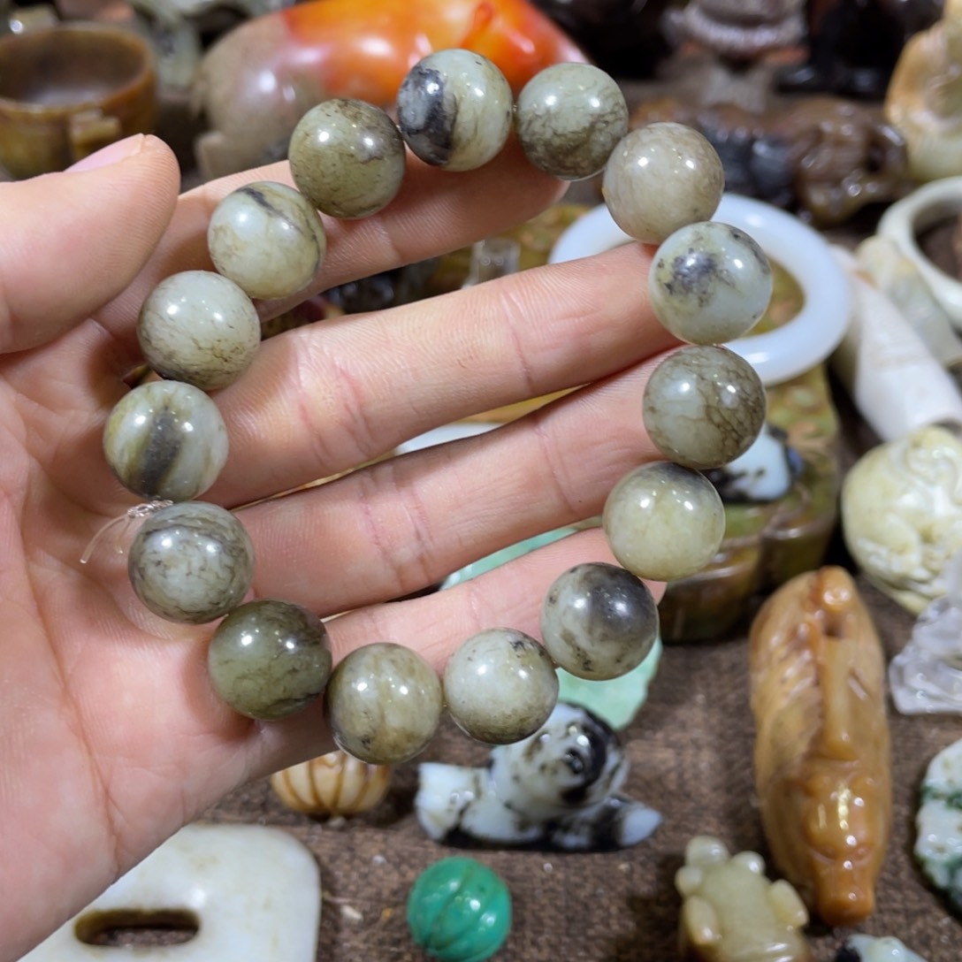 和田玉未镶嵌吊坠(不含链)