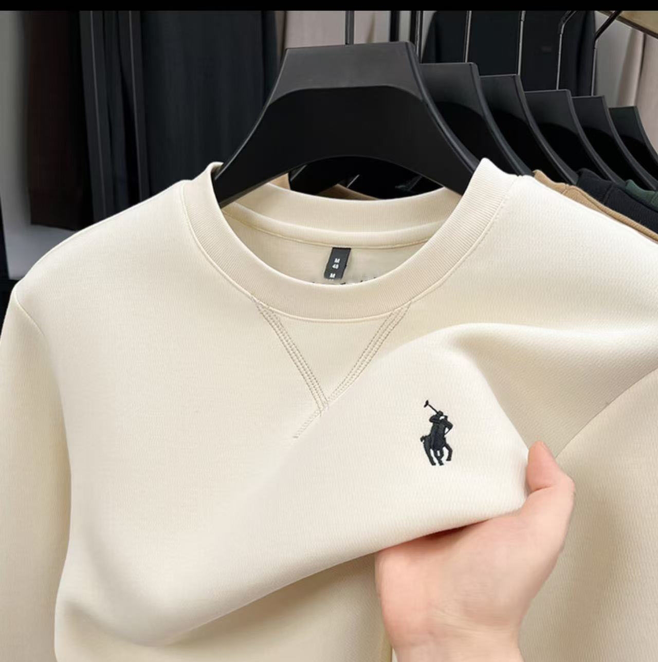 情侣百搭男女同款圆时尚休闲宽松卫衣【重工刺绣】