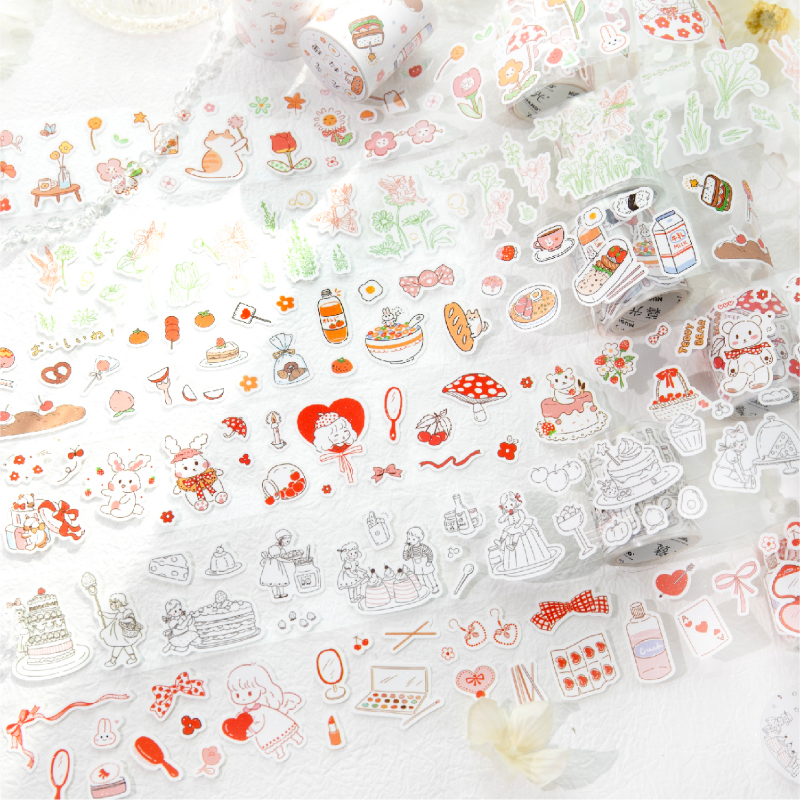 暮光 绿野仙踪合成纸闪砂模切胶带 6款