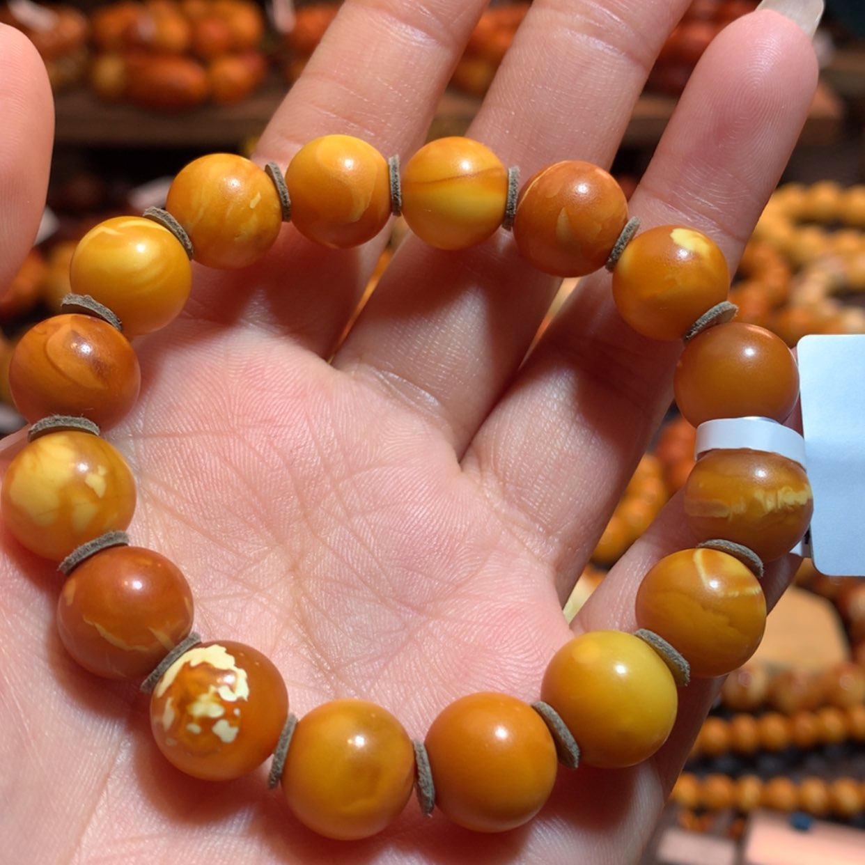 【闪购商品】手串蜜蜡未镶嵌蜜蜡手串