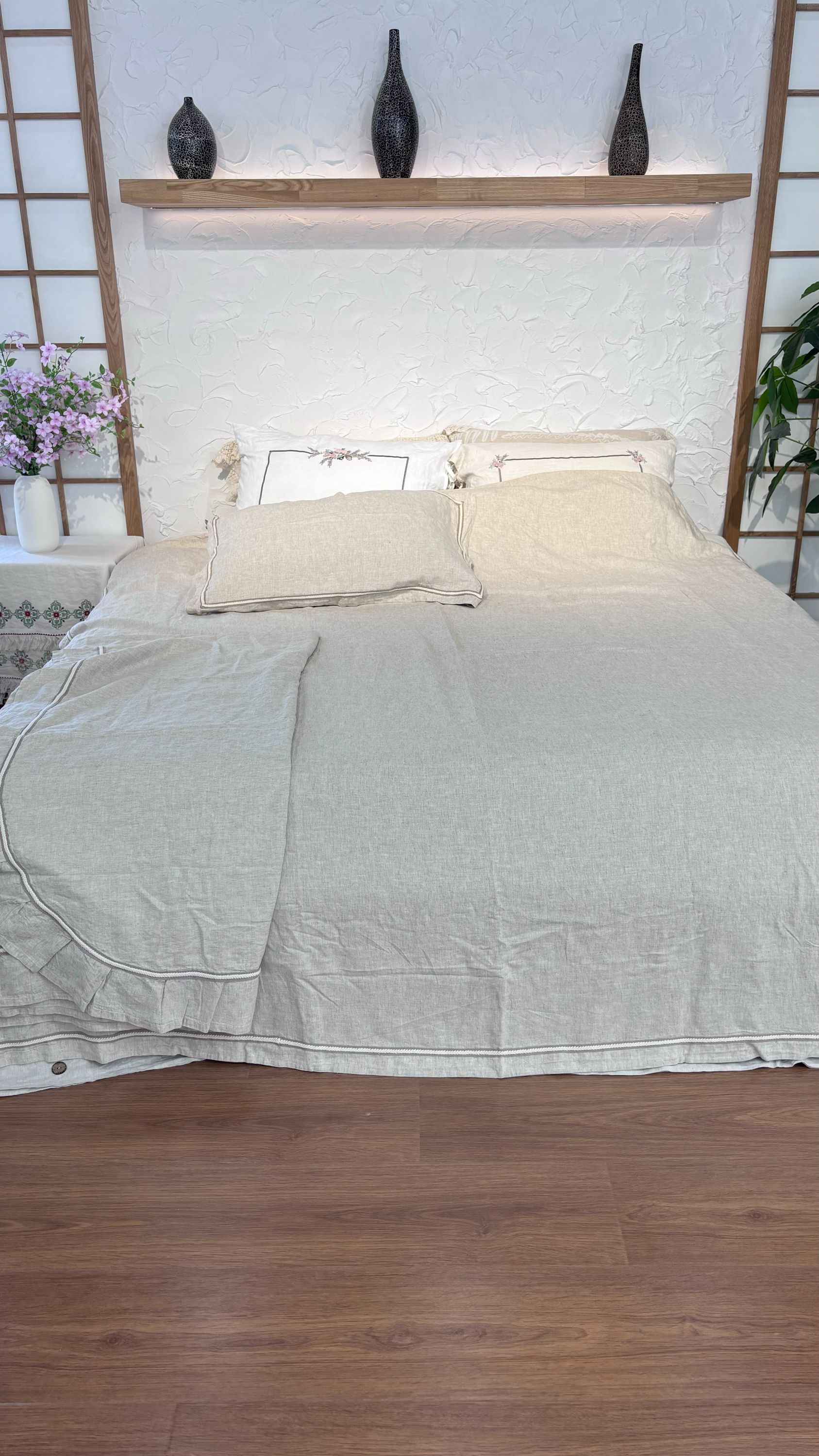 麻生活-【纯色麦穗】汉麻四件套