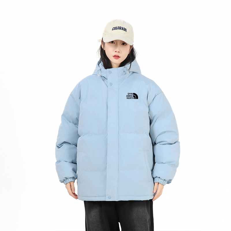 动感北面连帽款冬季新款保暖防寒棉服2025情侣同款时尚休闲外套男