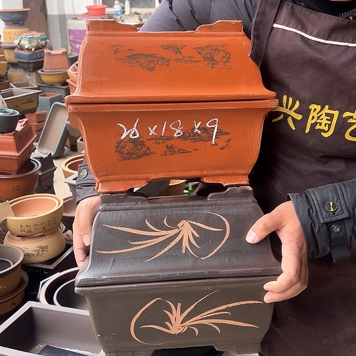 紫砂花盆紫砂花盆