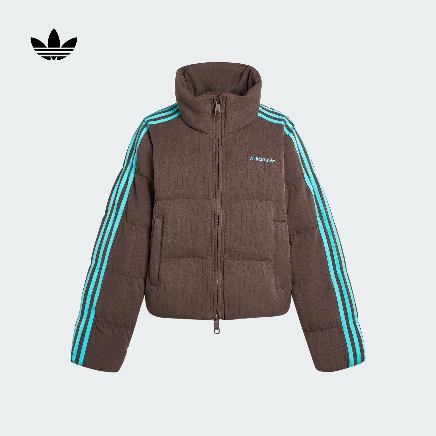 adidas/阿迪达斯三叶草 600蓬保暖鸭绒面包服女秋冬新款 KG4909