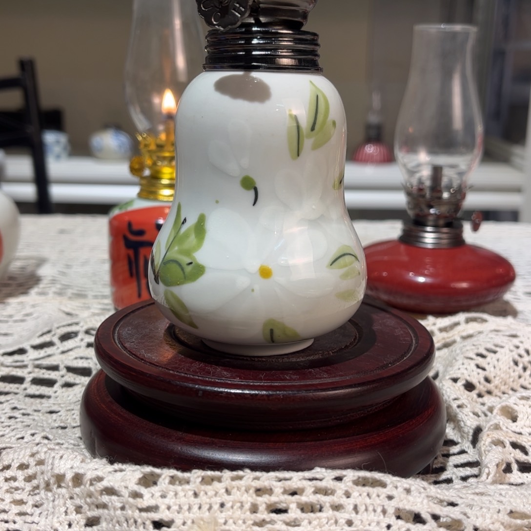 摆件景德镇陶瓷香薰灯