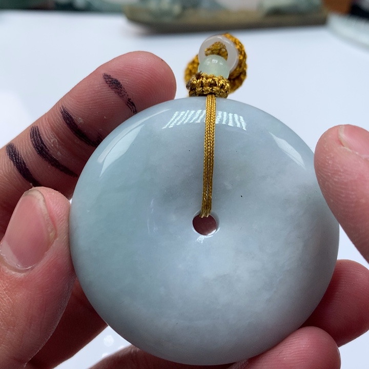 翡翠未镶嵌颈饰保真天然a货翡翠