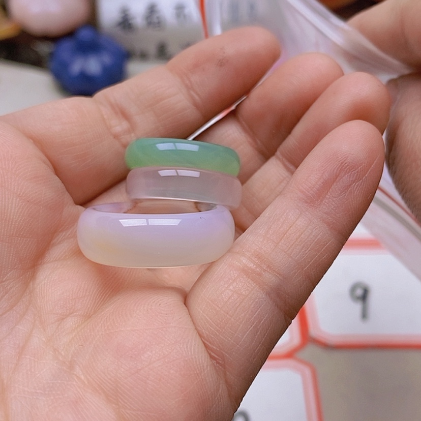 【闪购商品】未镶嵌玛瑙/玉髓珠宝半成品喵****】