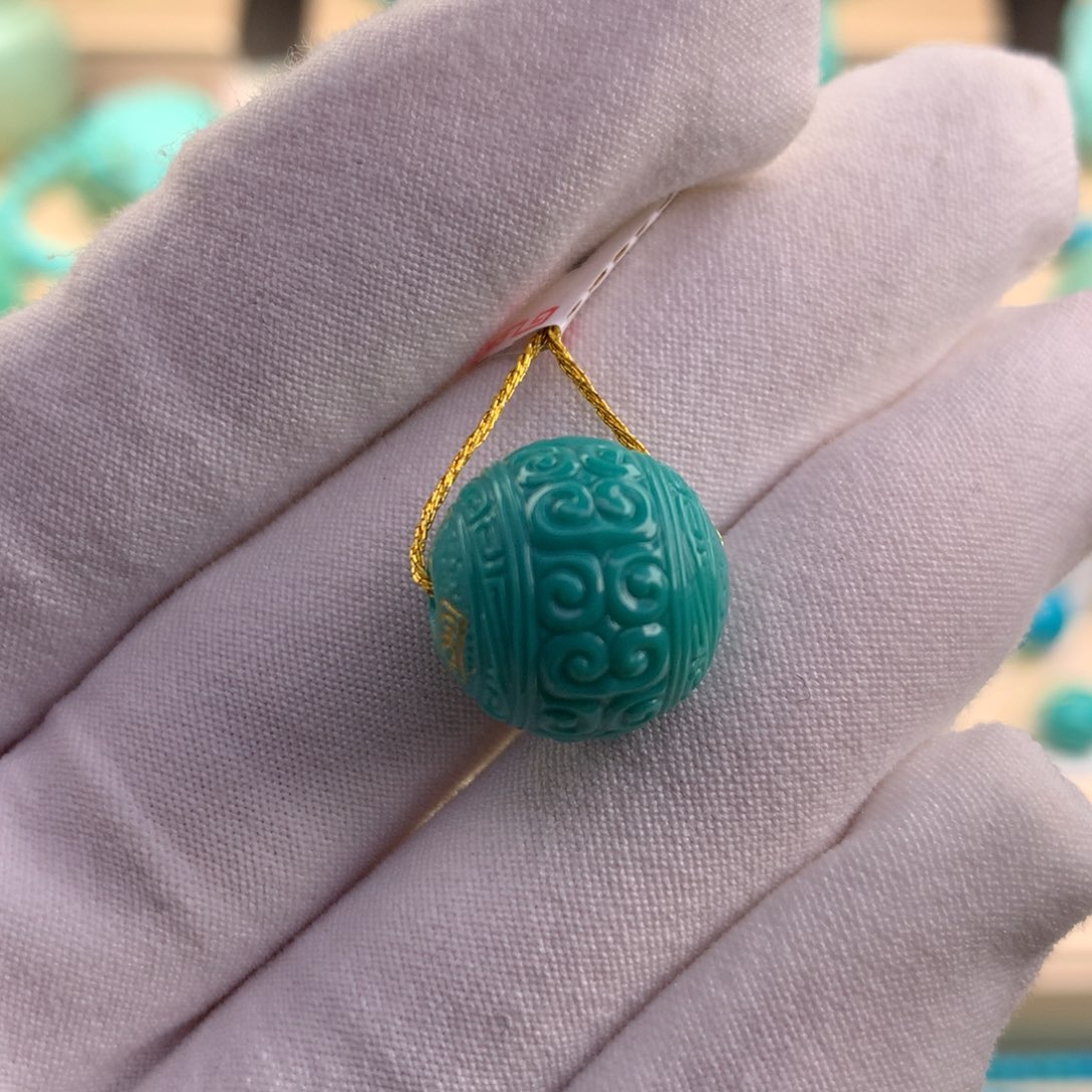 绿松石珠宝奇石未镶嵌14.6